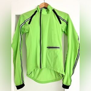 Rapha Mens/Unisex Lime Green Performance Cycling Jacket XS - Great conditions